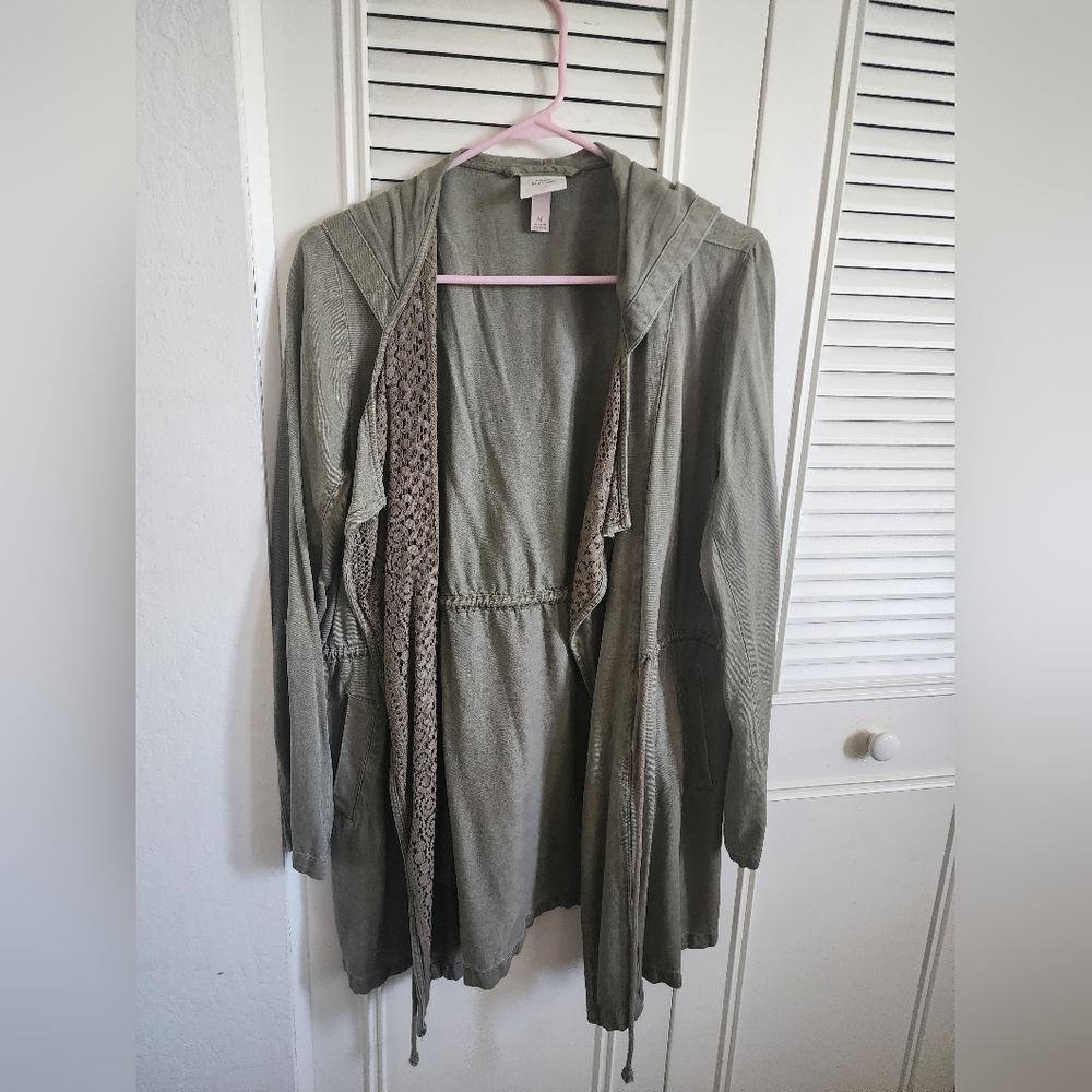 Army green overcoat